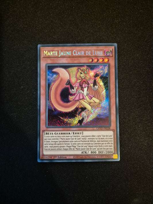 Carte Yu-Gi-Oh! Marte Jaune Clair de Lune Secret Rare LAVD-FRL08