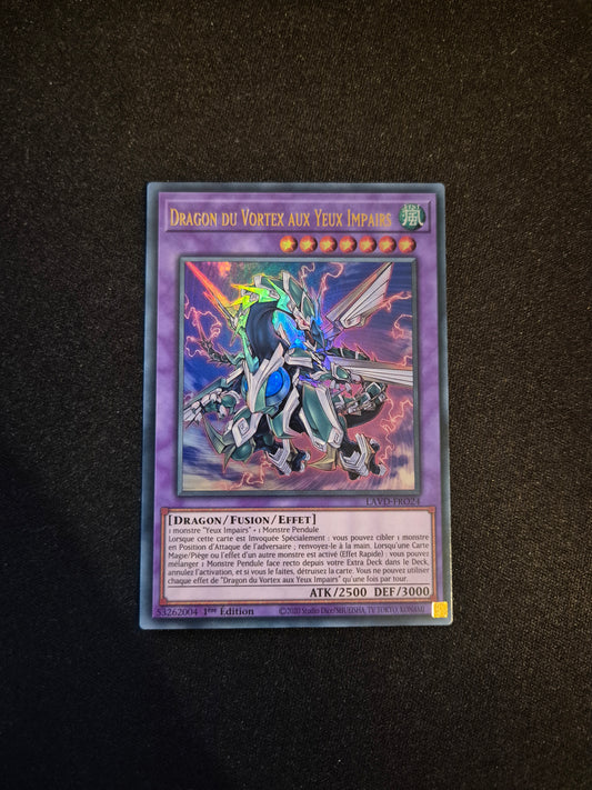 Carte Yu-Gi-Oh! Dragon du Vortex Aux Yeux Impairs Ultra Rare LAVD-FRO24