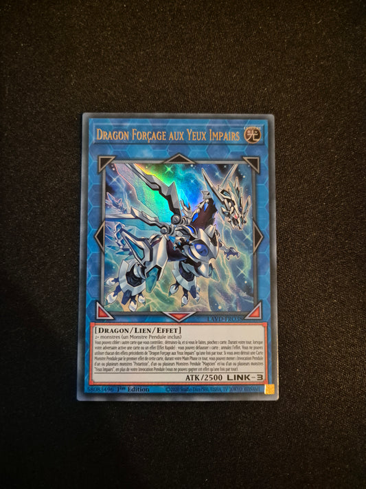 Carte Yu-Gi-Oh! Dragon Forçage Aux Yeux Impairs Ultra Rare LAVD-FRO38