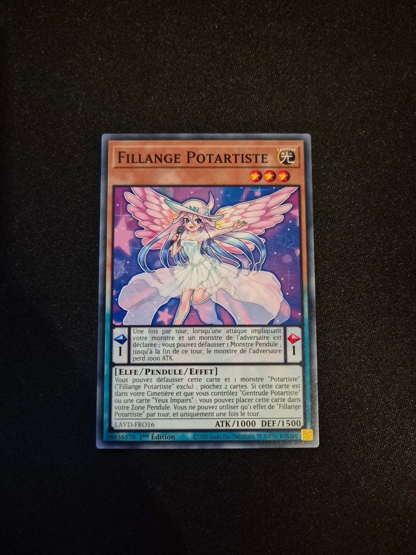 Carte Yu-Gi-Oh! Fillange Potartiste LAVD-FRO16