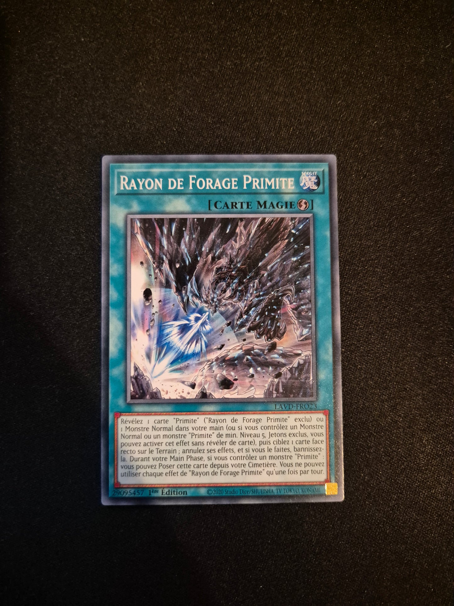 Carte Yu-Gi-Oh! Rayon de Forage Primite LAVD-FRO23