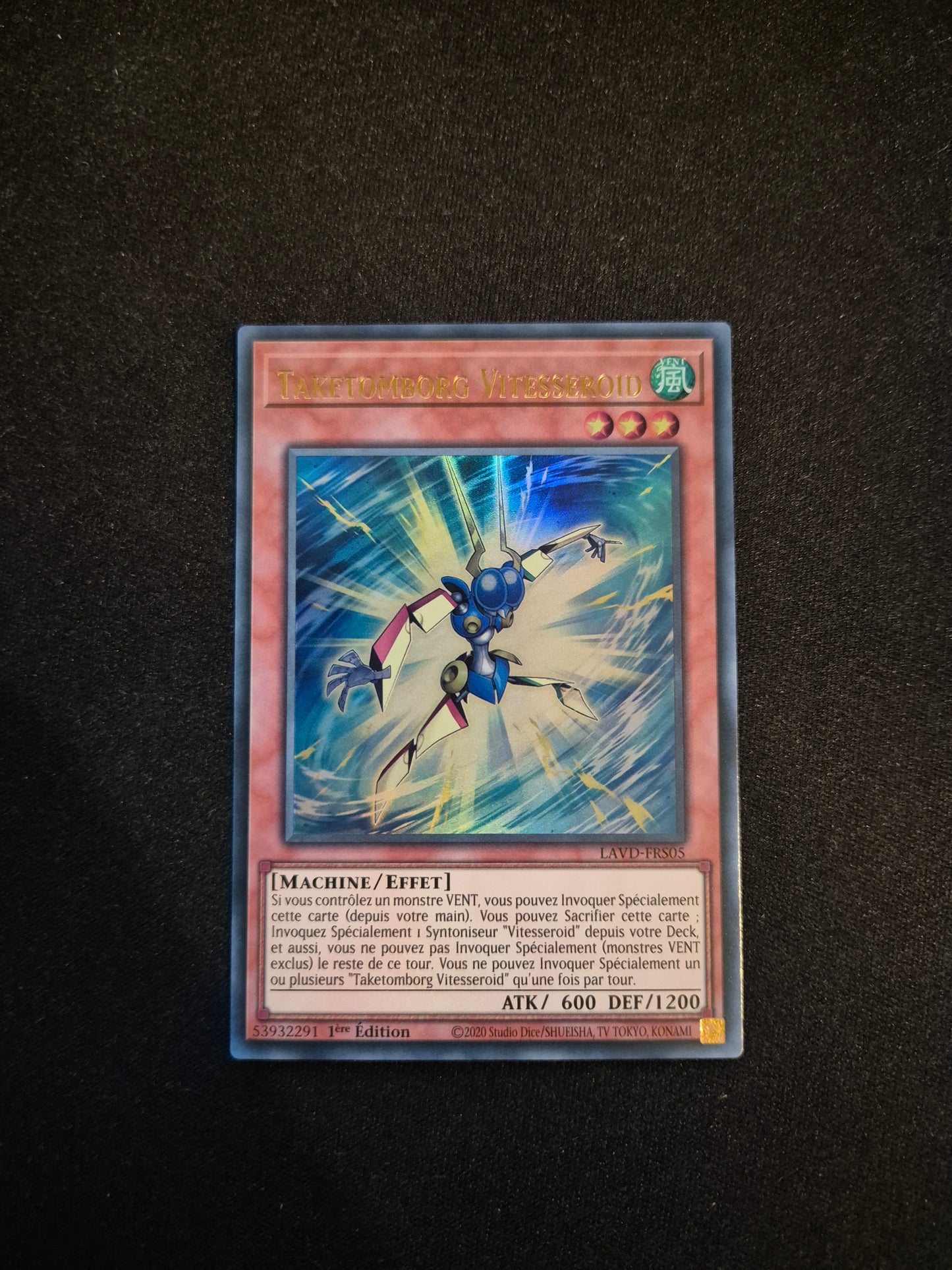 Carte Yu-Gi-Oh! Taketomborg Vitesseroid Ultra Rare LAVD-FRS05