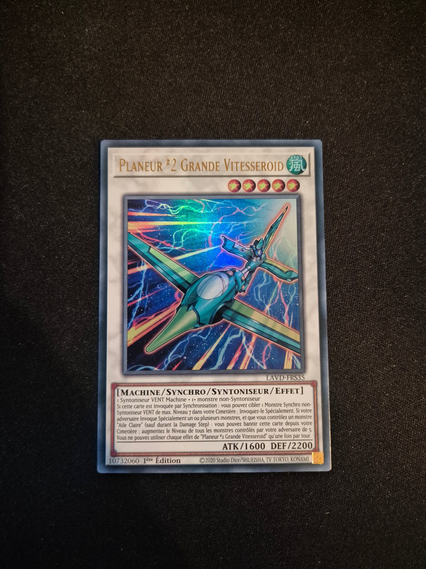 Carte Yu-Gi-Oh! Planeur 2 Grande Vitesseroid Ultra Rare LAVD-FRS35