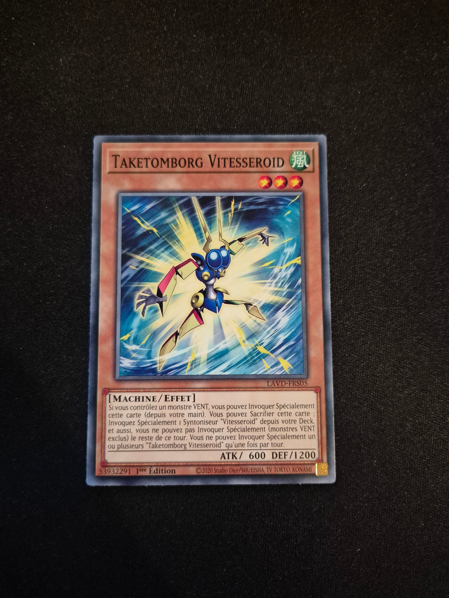Carte Yu-Gi-Oh! Taketomborg Vitesseroid LAVD-FRS05