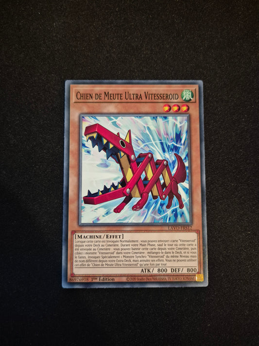 Carte Yu-Gi-Oh! Chien de Meute Ultra Vitesseroid LAVD-FRS12