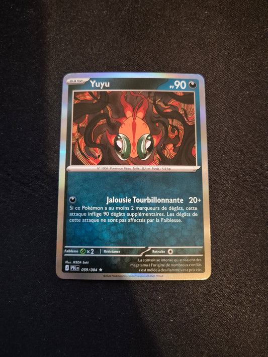 Carte Pokémon Yuyu Holo 059/084 ME05 Nuit Noire
