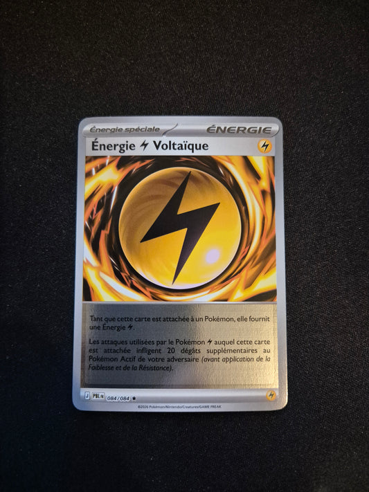 Carte Pokémon Energie Voltaique Reverse 084/084 ME05 Nuit Noire