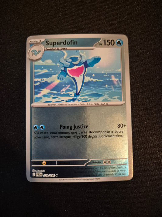 Carte Pokémon Superdofin Reverse 022/084 ME05 Nuit Noire