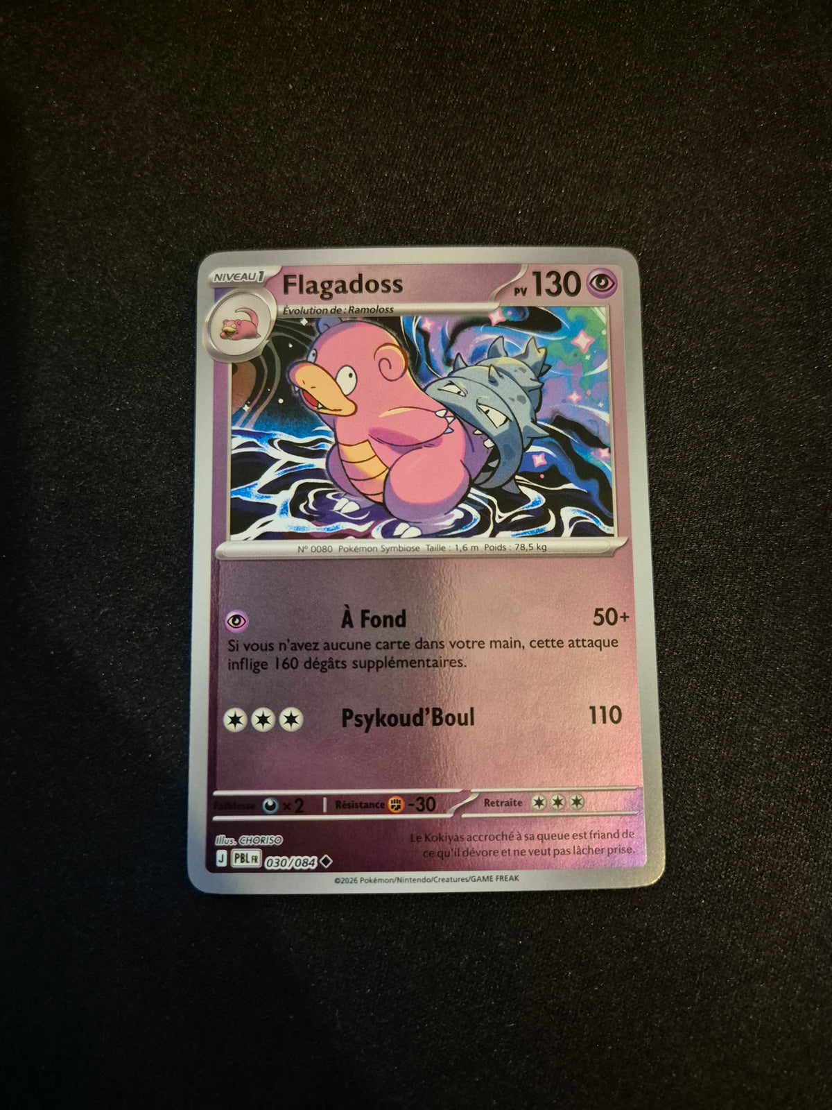 Carte Pokémon Flagadoss Reverse 030/084 ME05 Nuit Noire