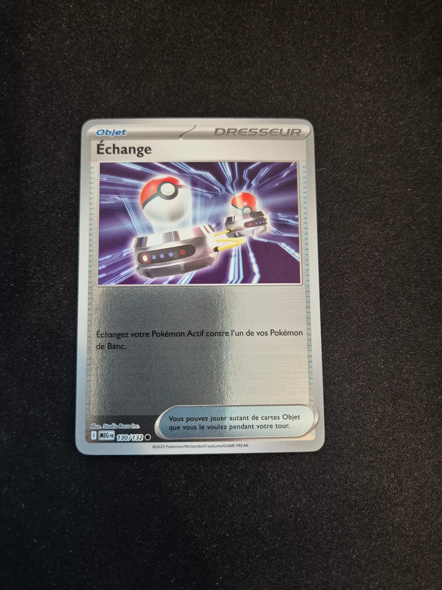 Carte Pokémon Echange Reverse 130/132 ME01 Méga-Évolution