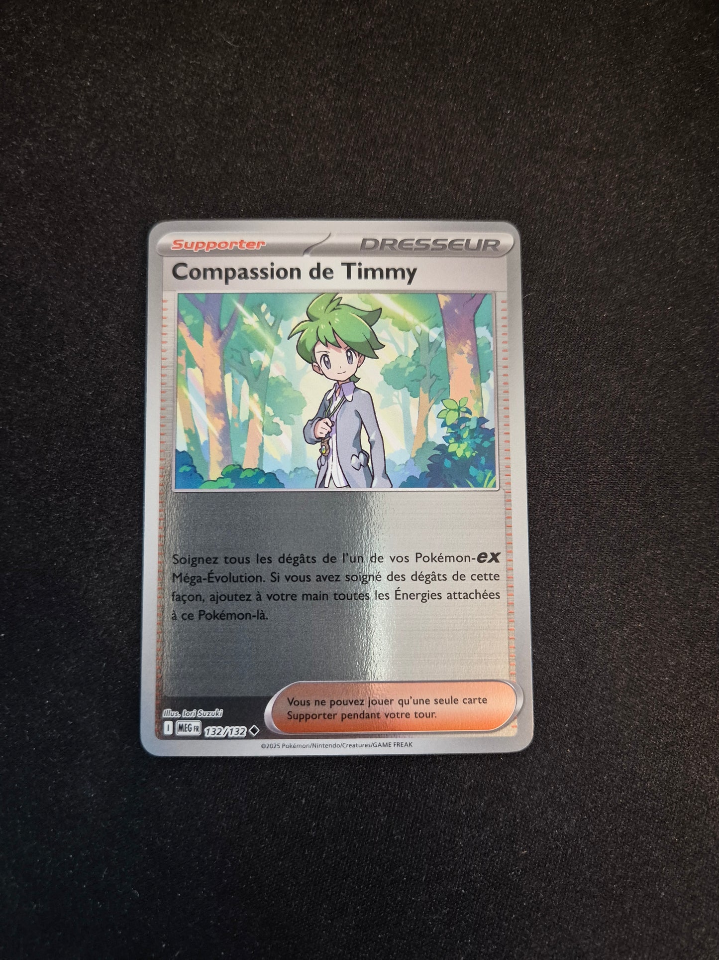 Carte Pokémon Compassion de Timmy Reverse 132/132 ME01 Méga-Évolution