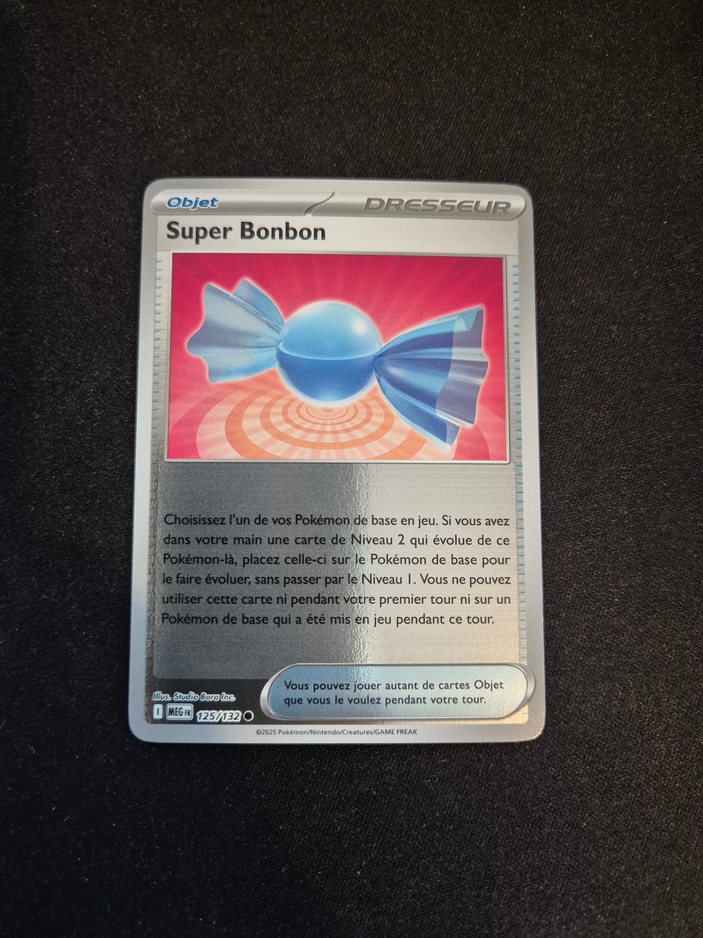 Carte Pokémon Super Bonbon Reverse 125/132 ME01 Méga-Évolution