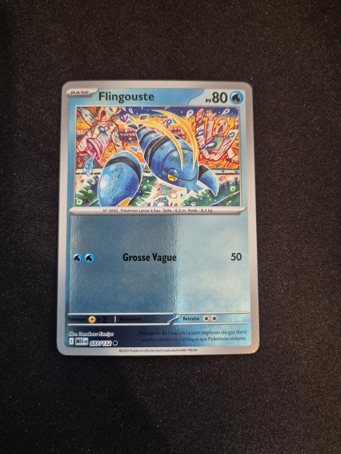 Carte Pokémon Flingouste Reverse 037/132 ME01 Méga-Évolution