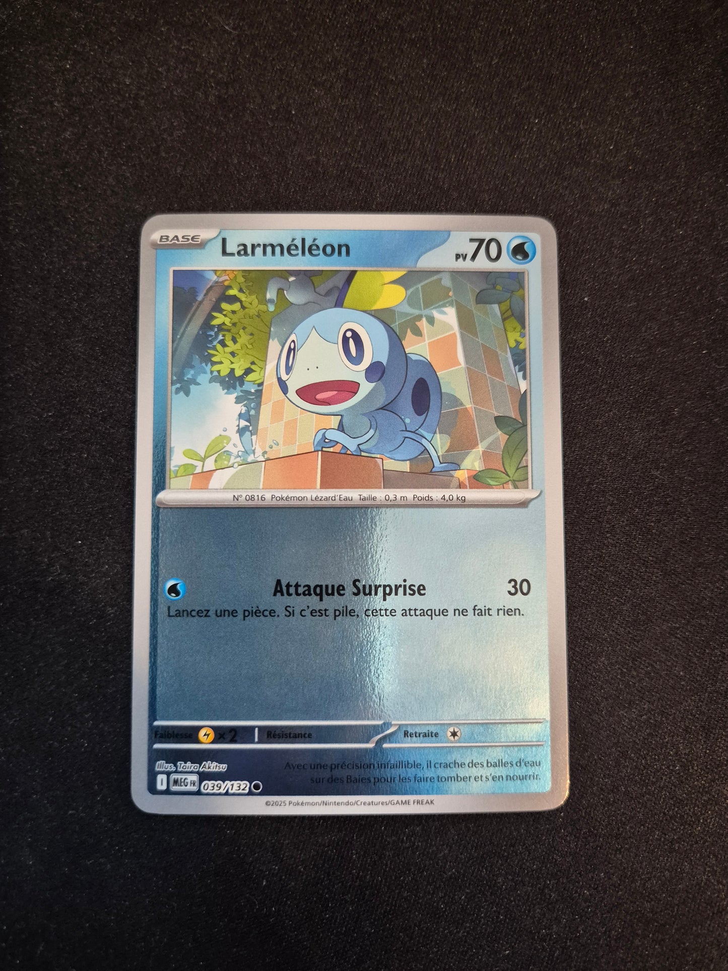 Carte Pokémon Larméléon Reverse 039/132 ME01 Méga-Évolution