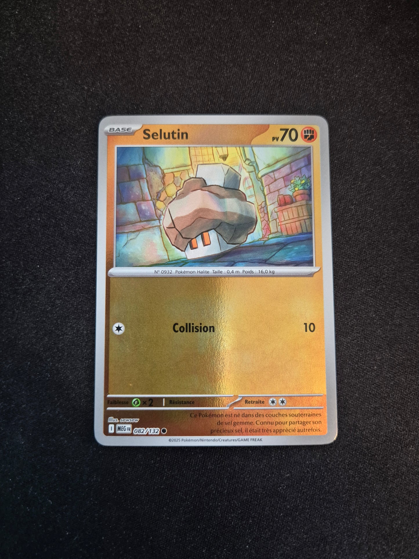 Carte Pokémon Selutin Reverse 082/132 ME01 Méga-Évolution