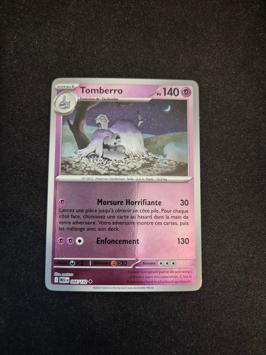 Carte Pokémon Tomberro Reverse 066/132 ME01 Méga-Évolution
