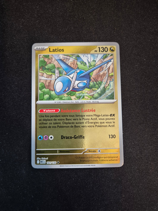 Carte Pokémon Latios Reverse 101/132 ME01 Méga-Évolution