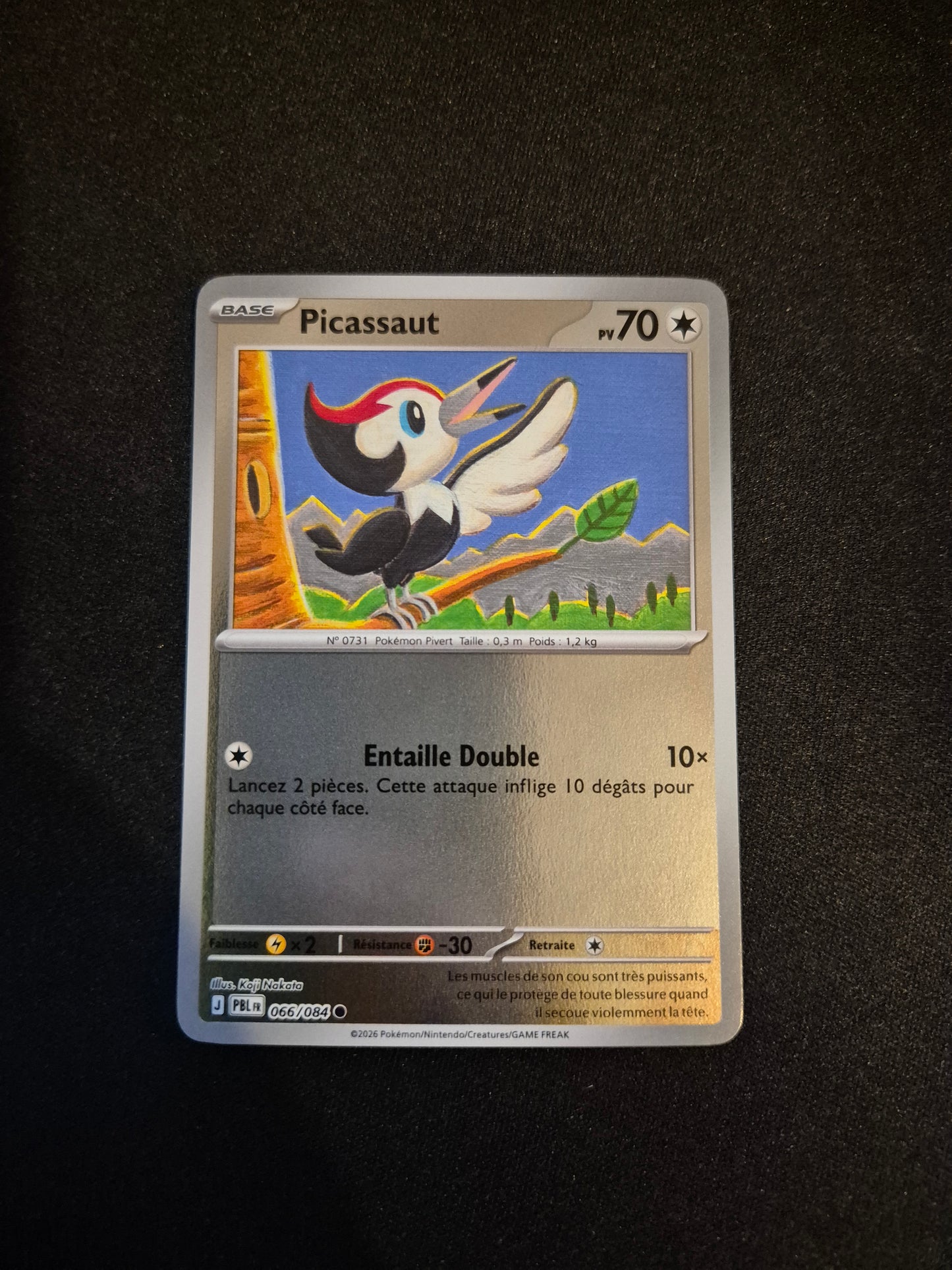 Carte Pokémon Picassaut Reverse 066/084 ME05 Nuit Noire