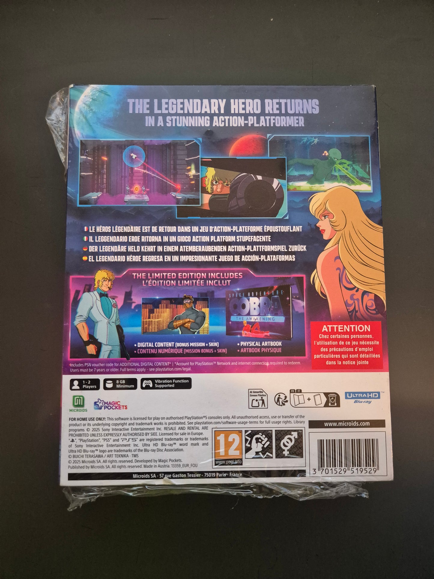 Space Adventure Cobra : The Awakening Limited Edition Playstation 5 PS5