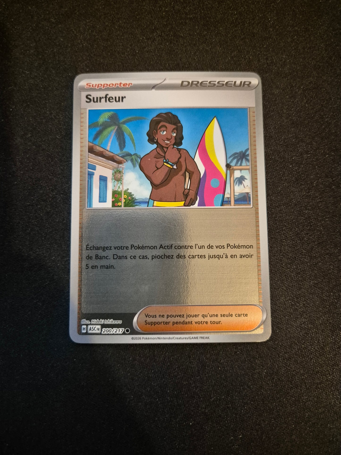 Carte Pokémon Surfeur Reverse 200/217 ME2.5 Héros Transcendants