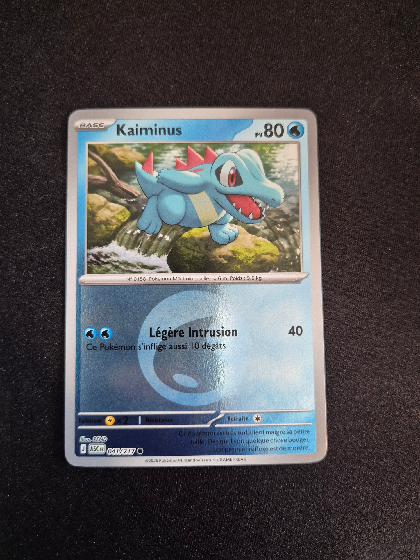 Carte Pokémon Kaiminus Reverse Energie 041/217 ME2.5 Héros Transcendants