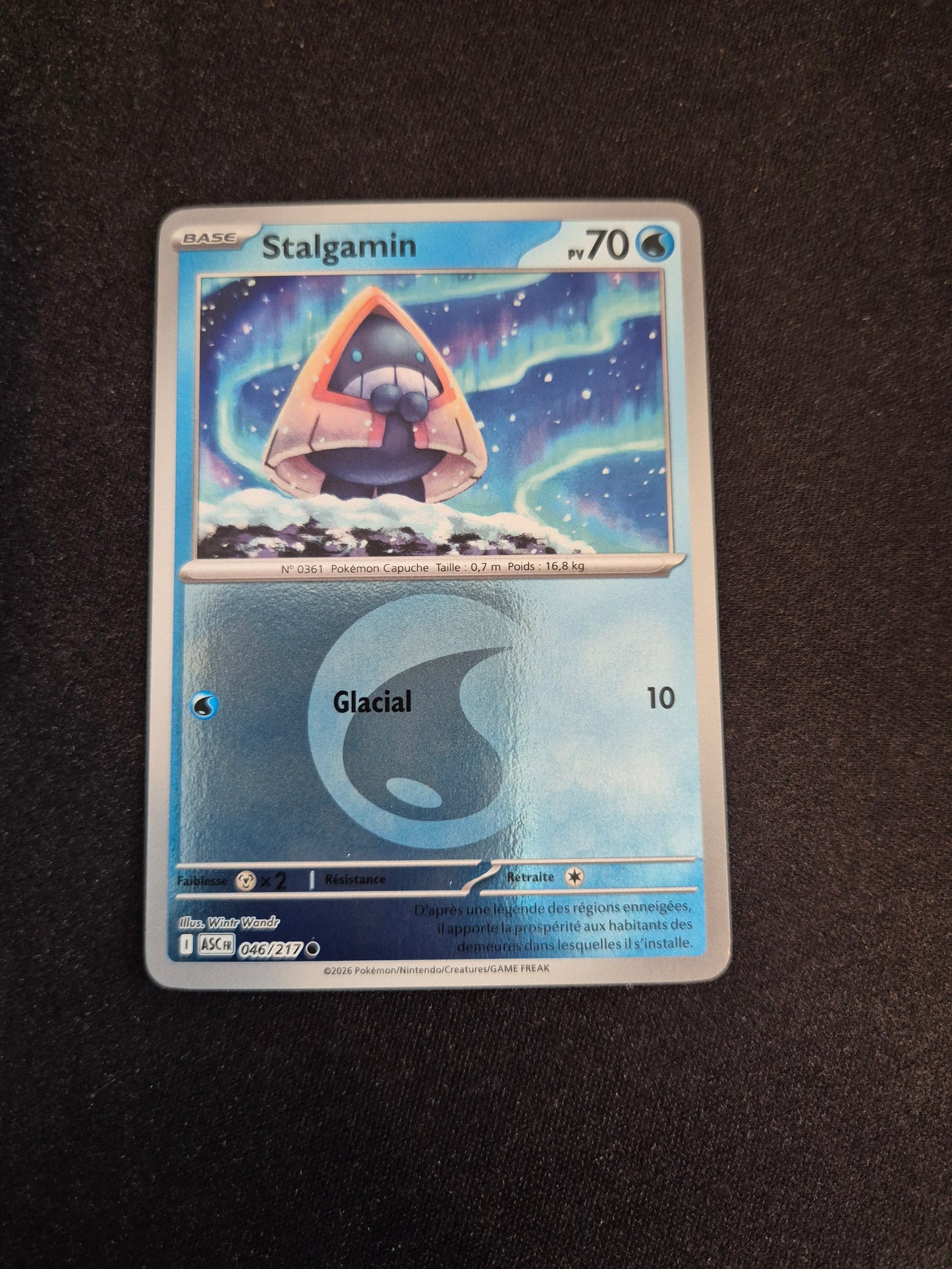Carte Pokémon Stalgamin Reverse Energie 046/217 ME2.5 Héros Transcendants