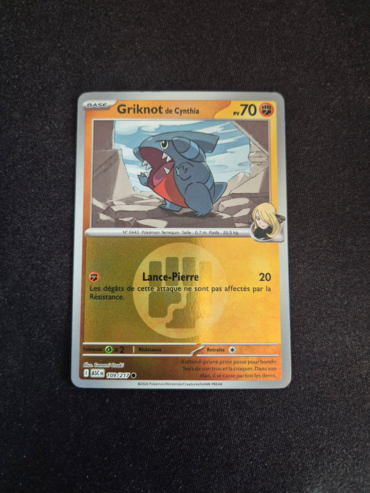 Carte Pokémon Griknot Reverse Energie 109/217 ME2.5 Héros Transcendants