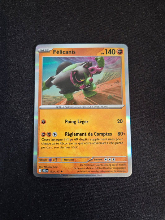 Carte Pokémon Félicanis Holo 122/217 ME2.5 Héros Transcendants