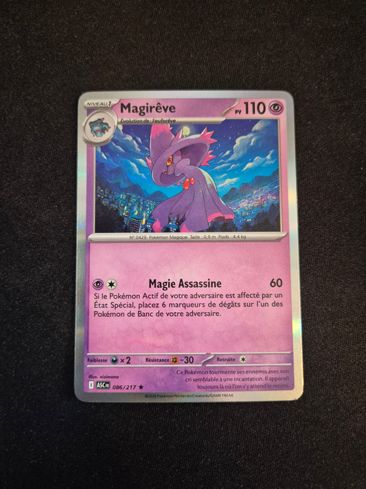 Carte Pokémon Magirêve Reverse Holo 086/217 ME2.5 Héros Transcendants