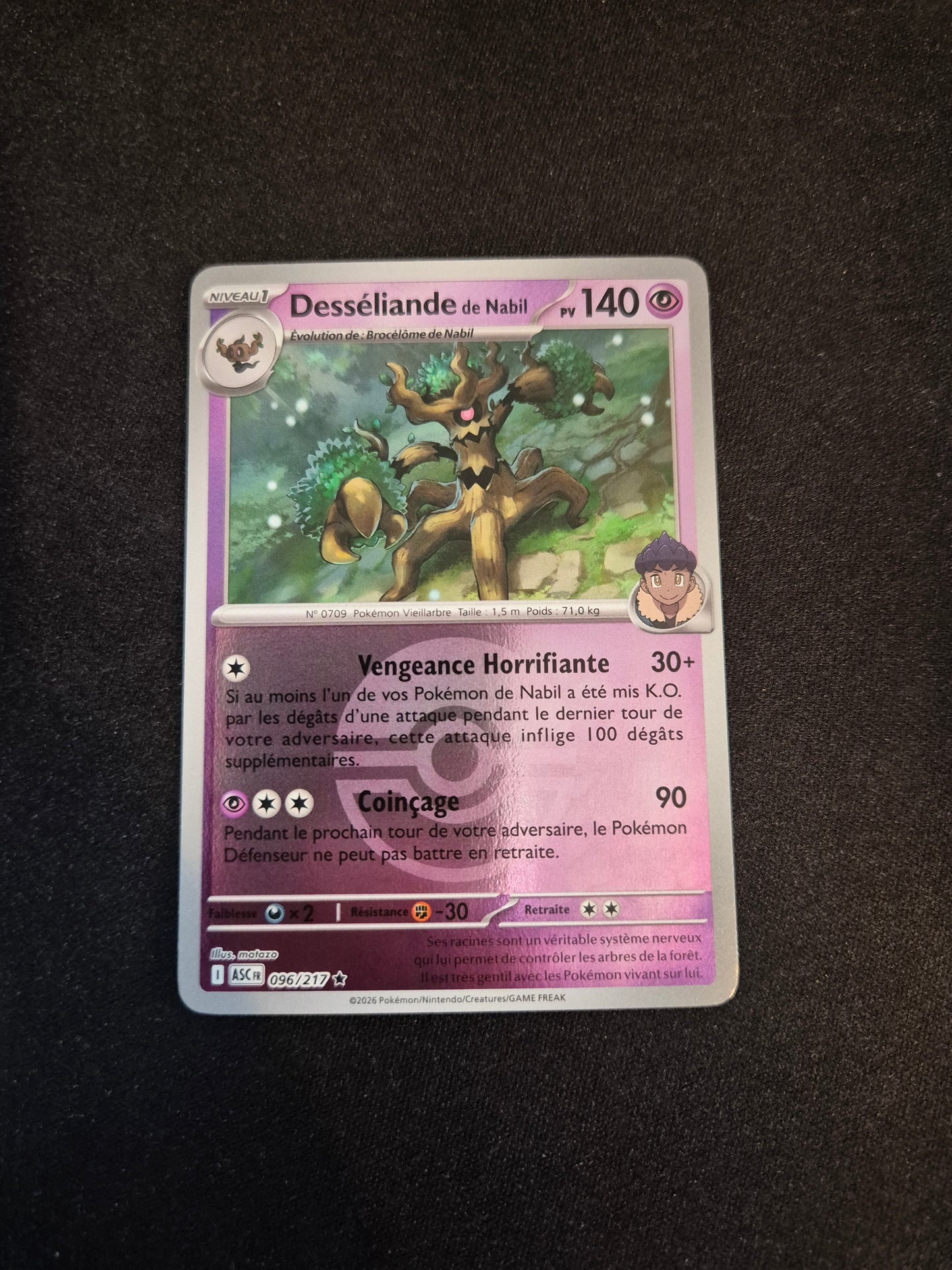 Carte Pokémon Desséliande Reverse Pokéball 096/217 ME2.5 Héros Transcendants