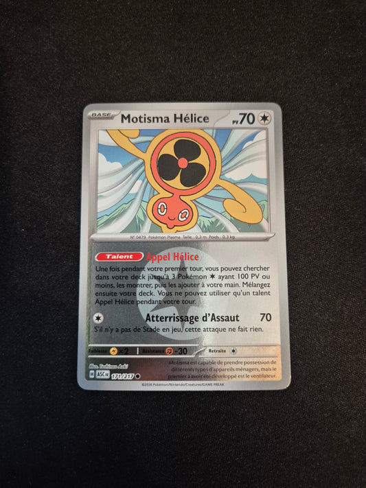 Carte Pokémon Motisma Hélice Reverse Energie 171/217 ME2.5 Héros Transcendants