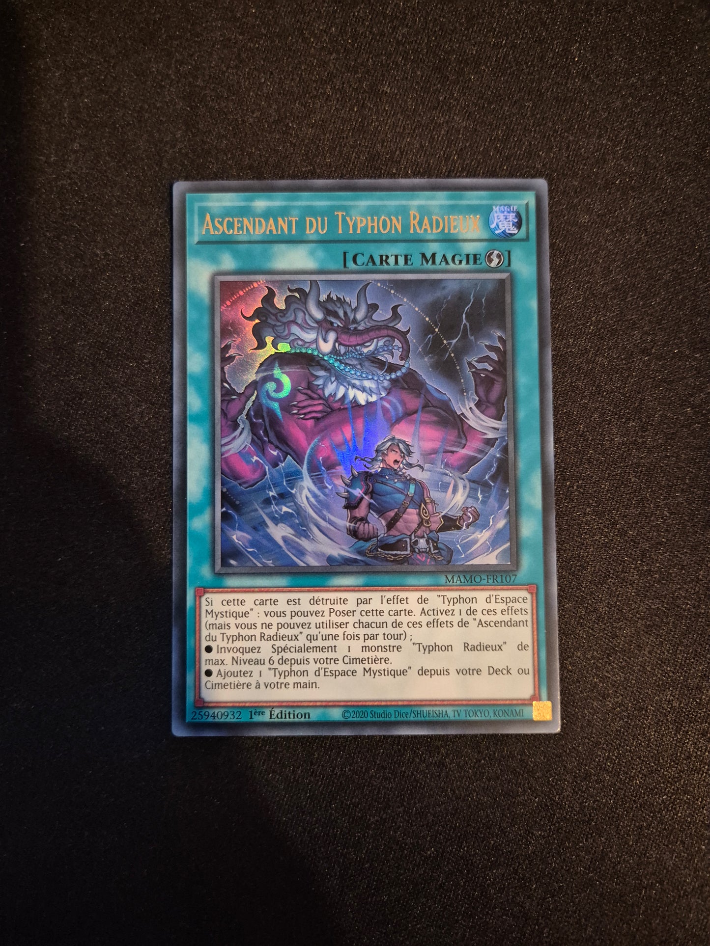 Carte Yu-Gi-Oh! Ascendant du Typhon Radieux Ultra Rare MAMO-FR0107
