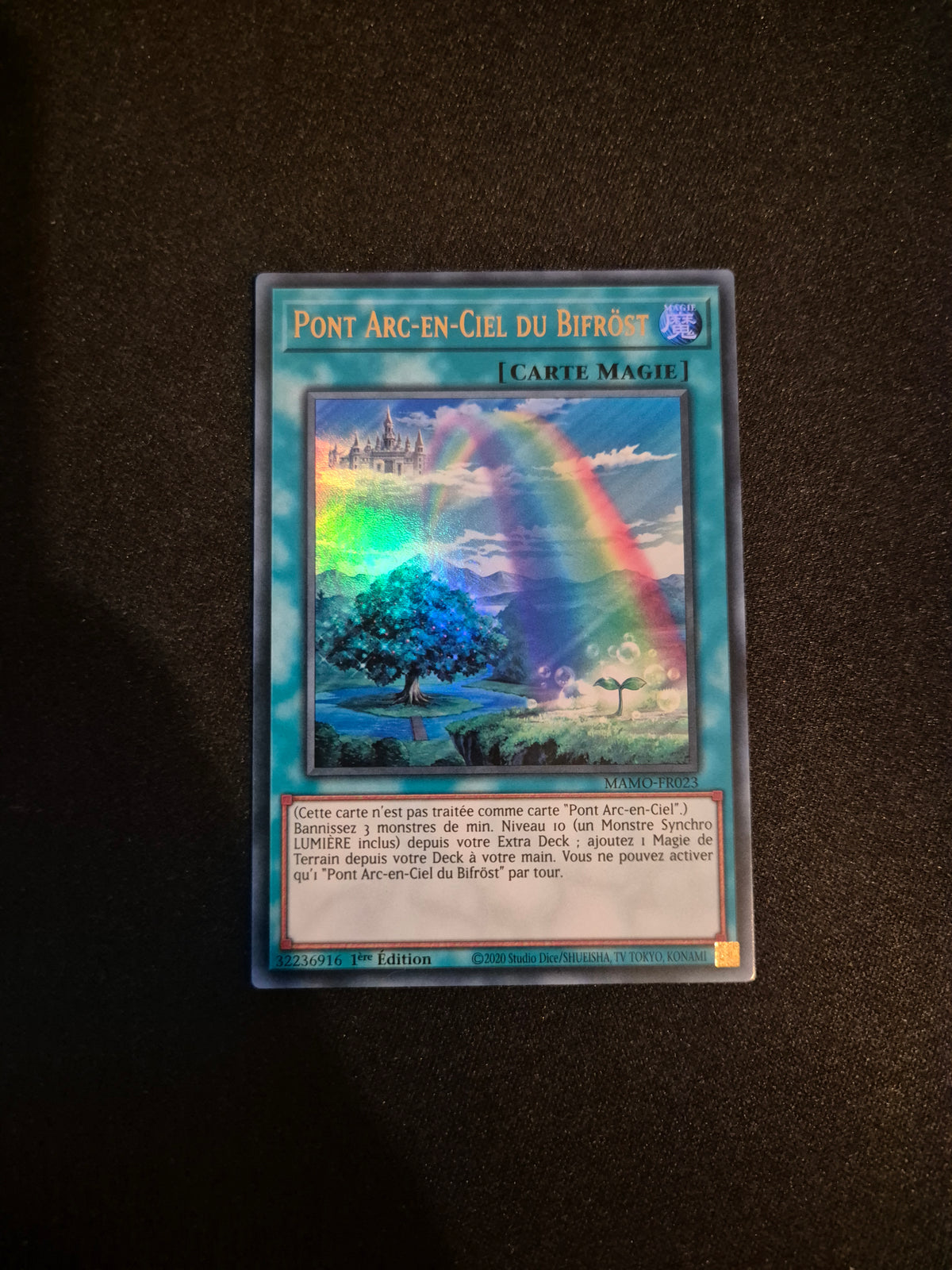 Carte Yu-Gi-Oh! Pont Arc-En-Ciel du Bifrost Ultra Rare MAMO-FR023