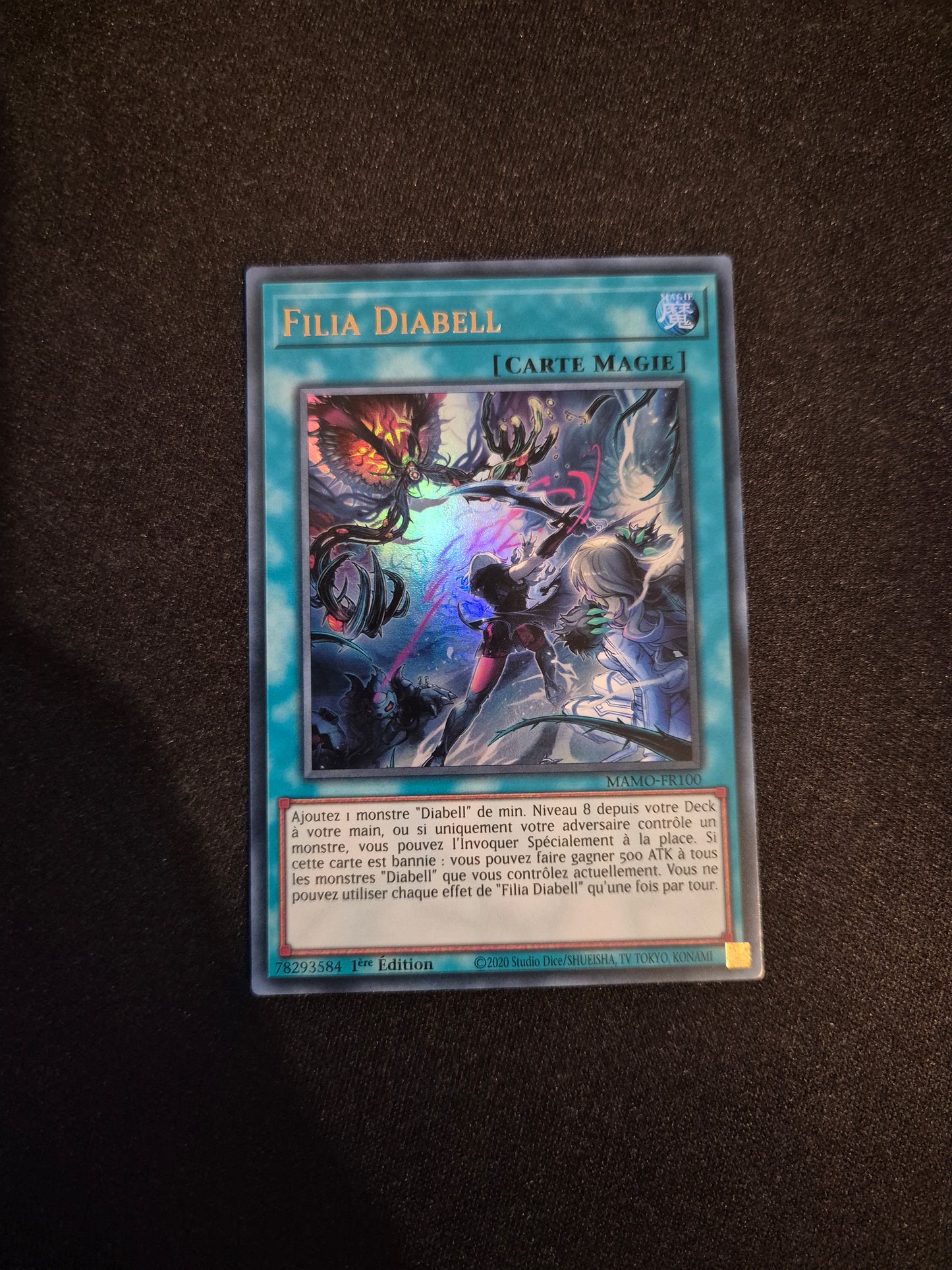 Carte Yu-Gi-Oh! Filia Diabell Ultra Rare MAMO-FR100