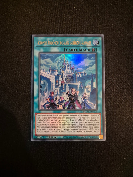 Carte Yu-Gi-Oh! Acropole Académique des Arts Esotériques Artmage Ultra Rare MAMO-FR101