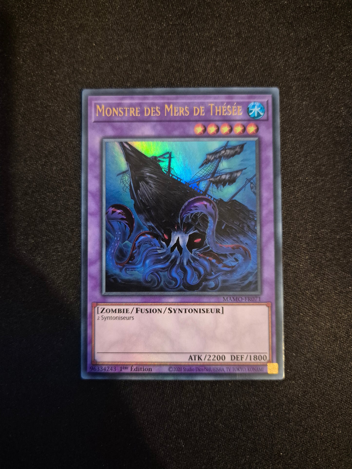 Carte Yu-Gi-Oh! Monstre des Mers de Thésée Ultra Rare MAMO-FR071