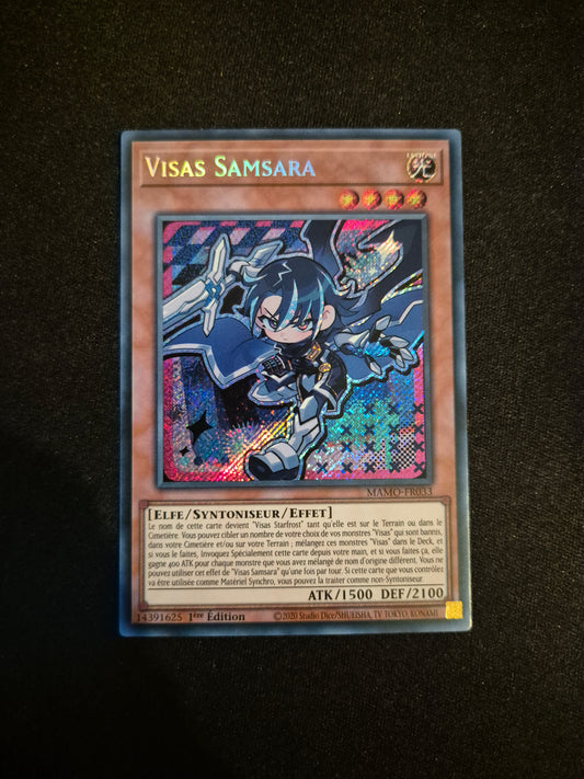 Carte Yu-Gi-Oh! Visas Samsara Secret Rare MAMO-FR033