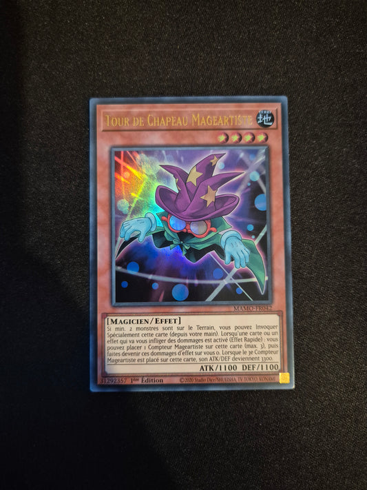 Carte Yu-Gi-Oh! Tour de Chapeau Mageartiste Ultra Rare MAMO-FR042