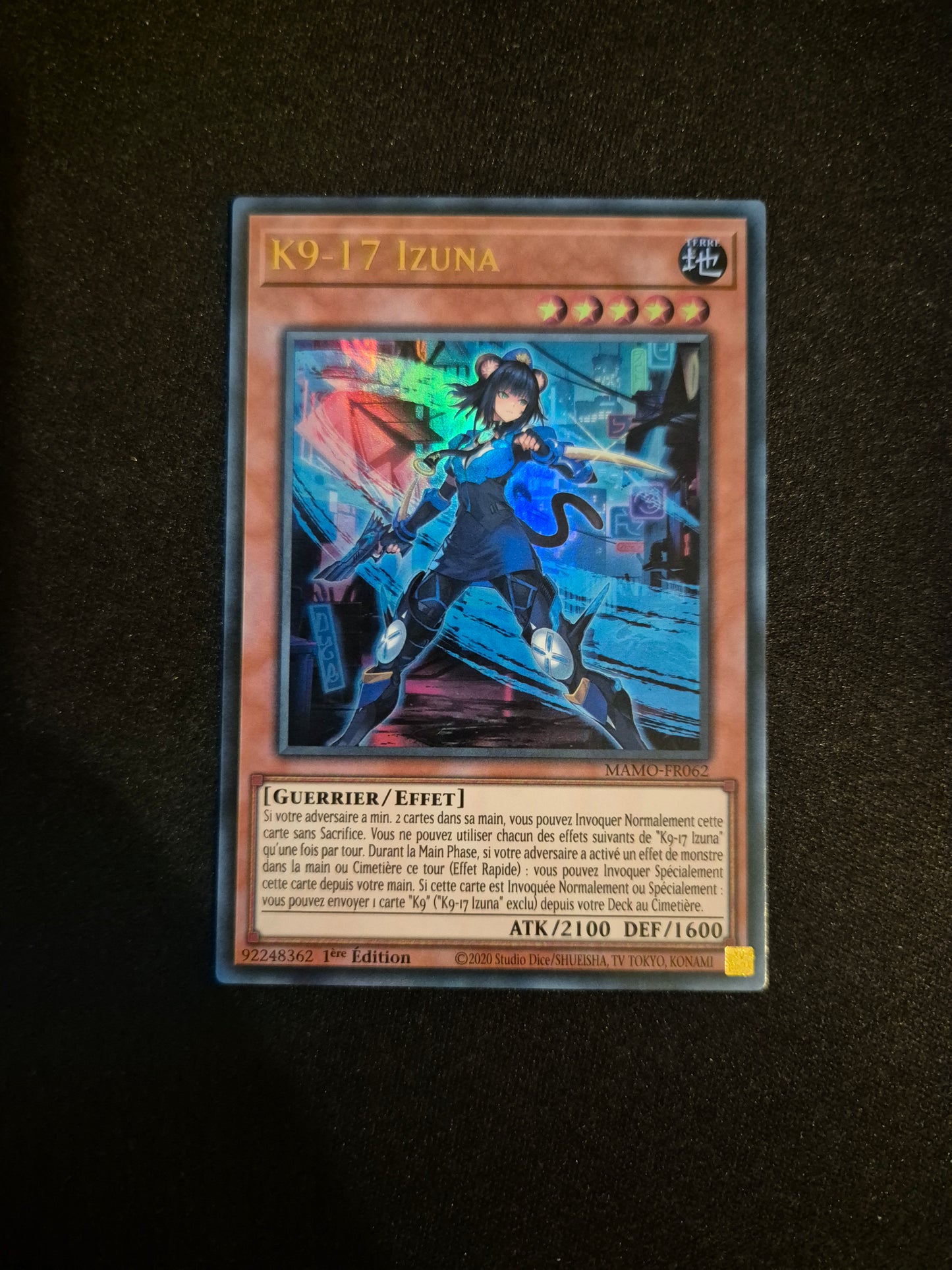 Carte Yu-Gi-Oh! K9-17 Izuna Ultra Rare MAMO-FR062