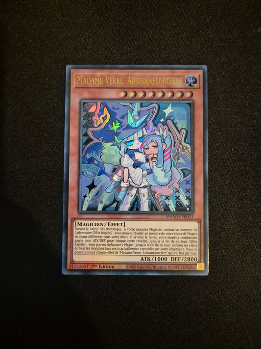 Carte Yu-Gi-Oh! Madame Verre Artisanesorcière Ultra Rare MAMO-FR031