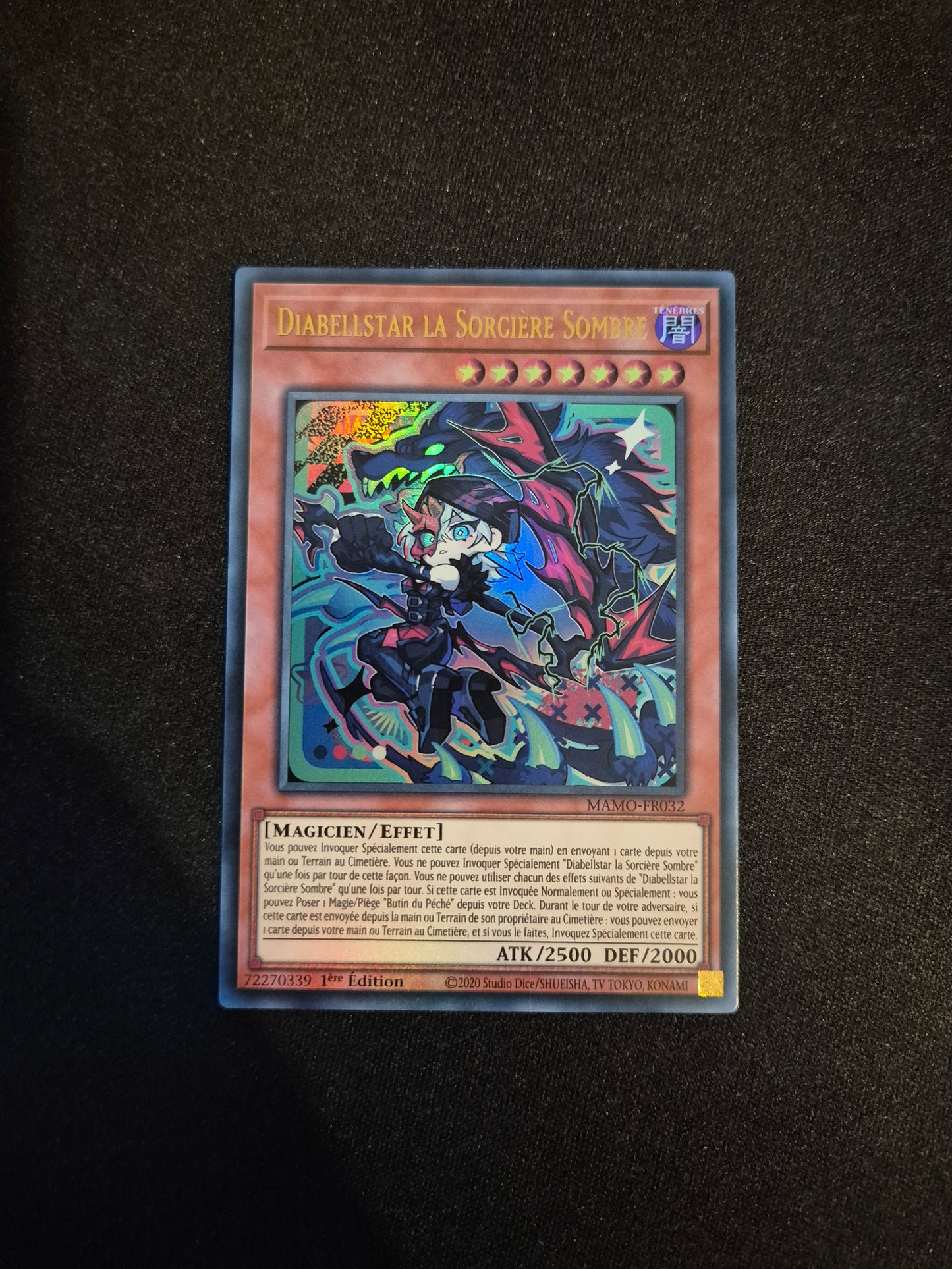 Carte Yu-Gi-Oh! Diabellstar la Sorcière Sombre Ultra Rare MAMO-FR032