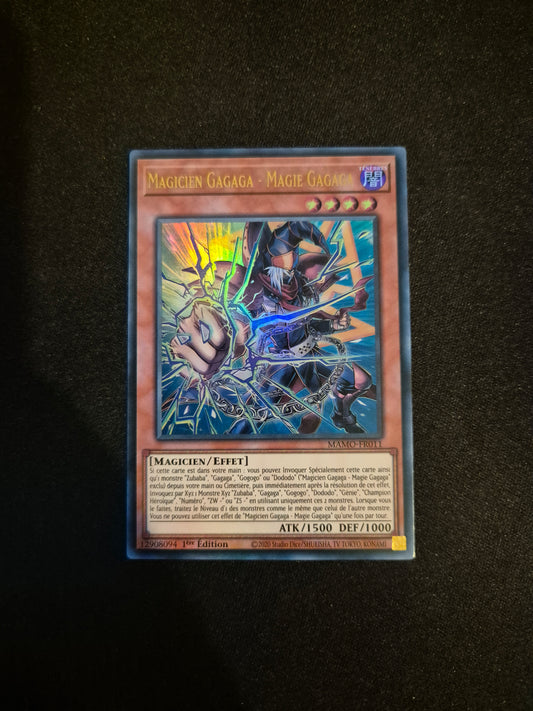 Carte Yu-Gi-Oh! Magicien Gagaga Magie Gagaga Ultra Rare MAMO-FR011