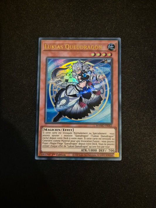 Carte Yu-Gi-Oh! Lukias Queudragon Ultra Rare MAMO-FR061