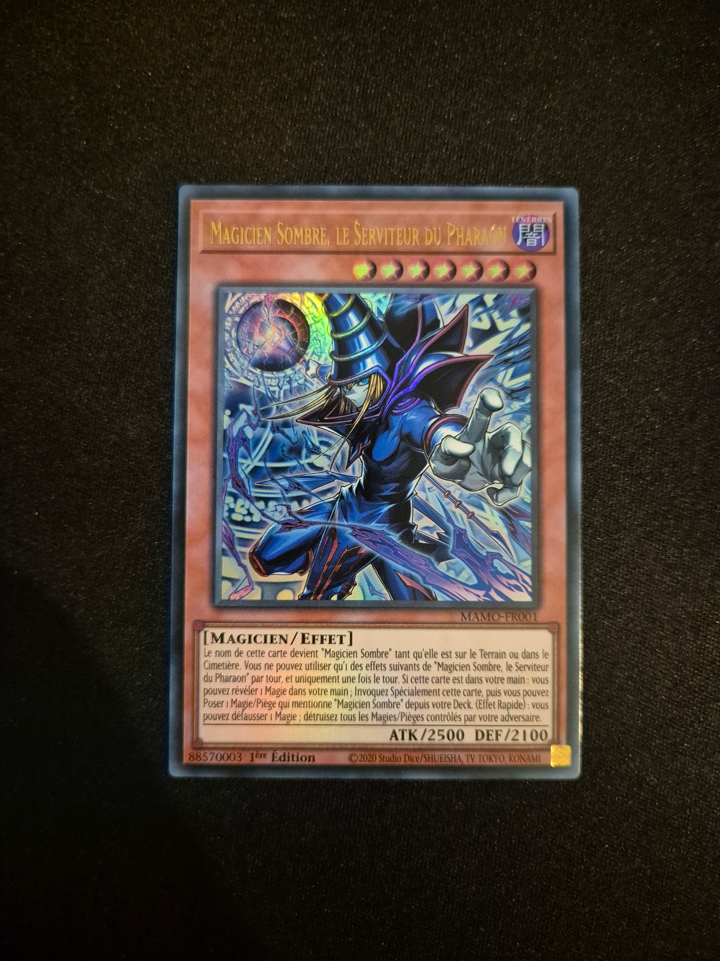 Carte Yu-Gi-Oh! Magicien Sombre Ultra Rare MAMO-FR001