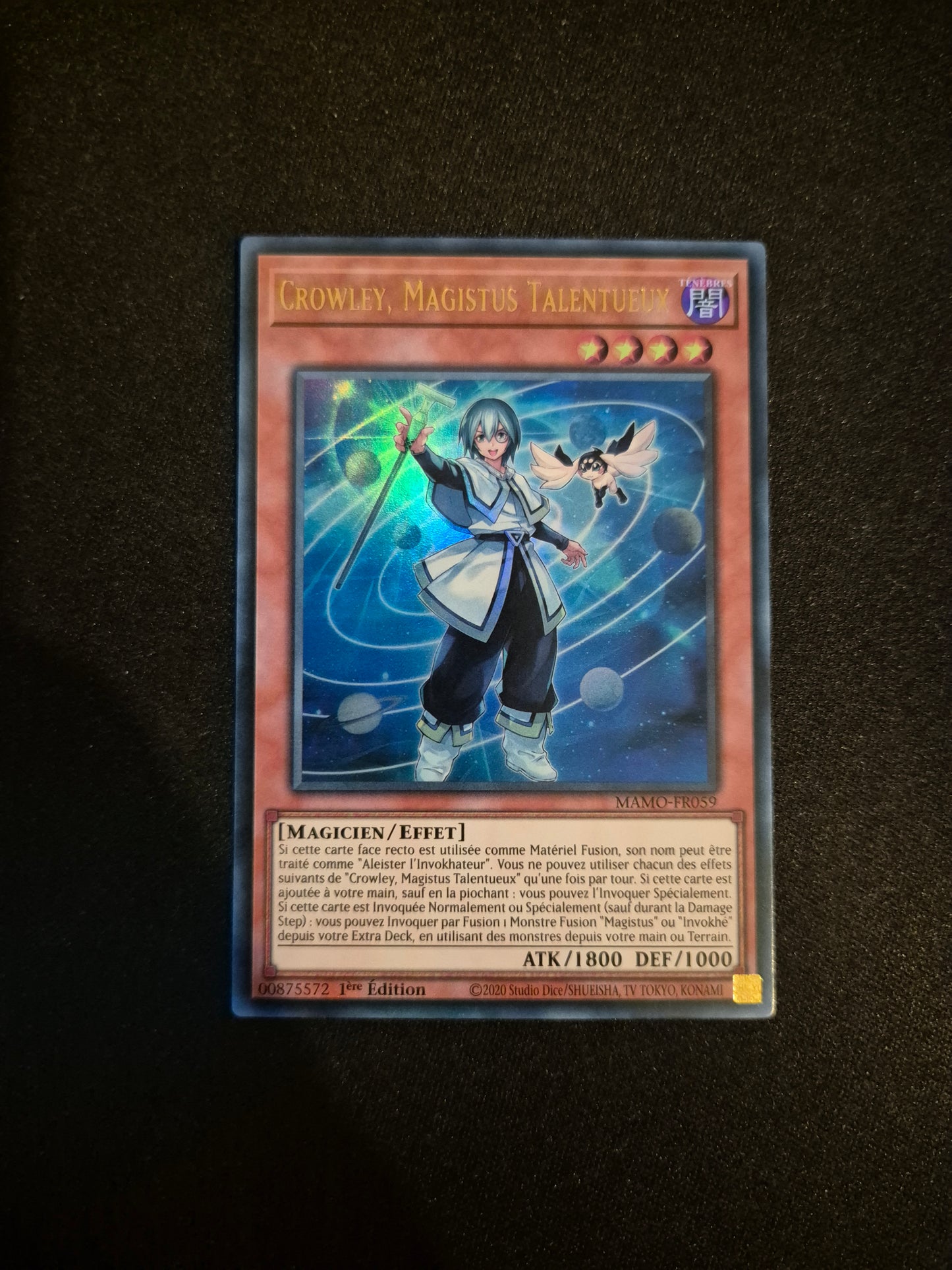 Carte Yu-Gi-Oh! Crownley Magistus Talentueux Ultra Rare MAMO-FR059