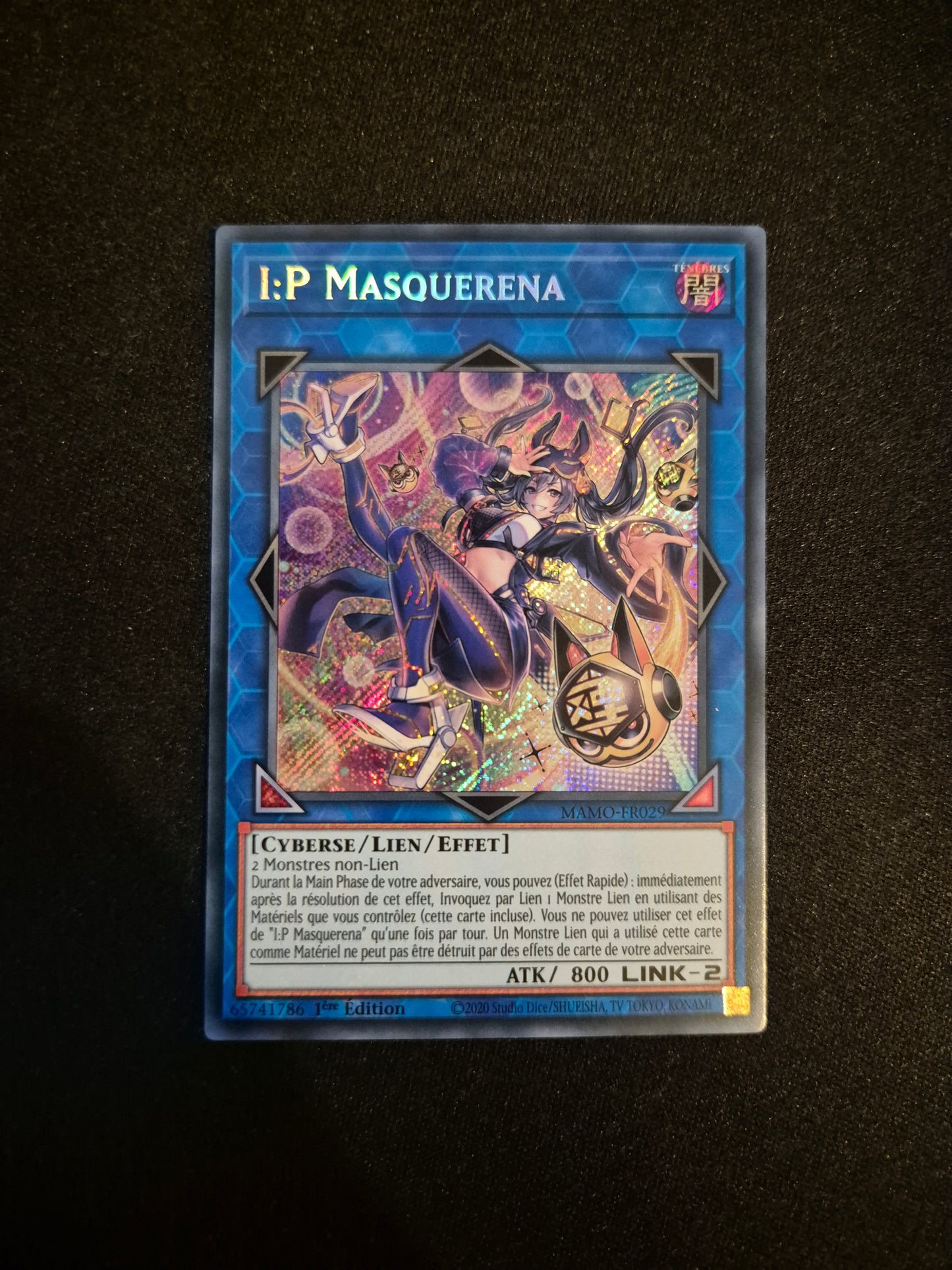 Carte Yu-Gi-Oh! I:P Masquerena Secret Rare MAMO-FR029