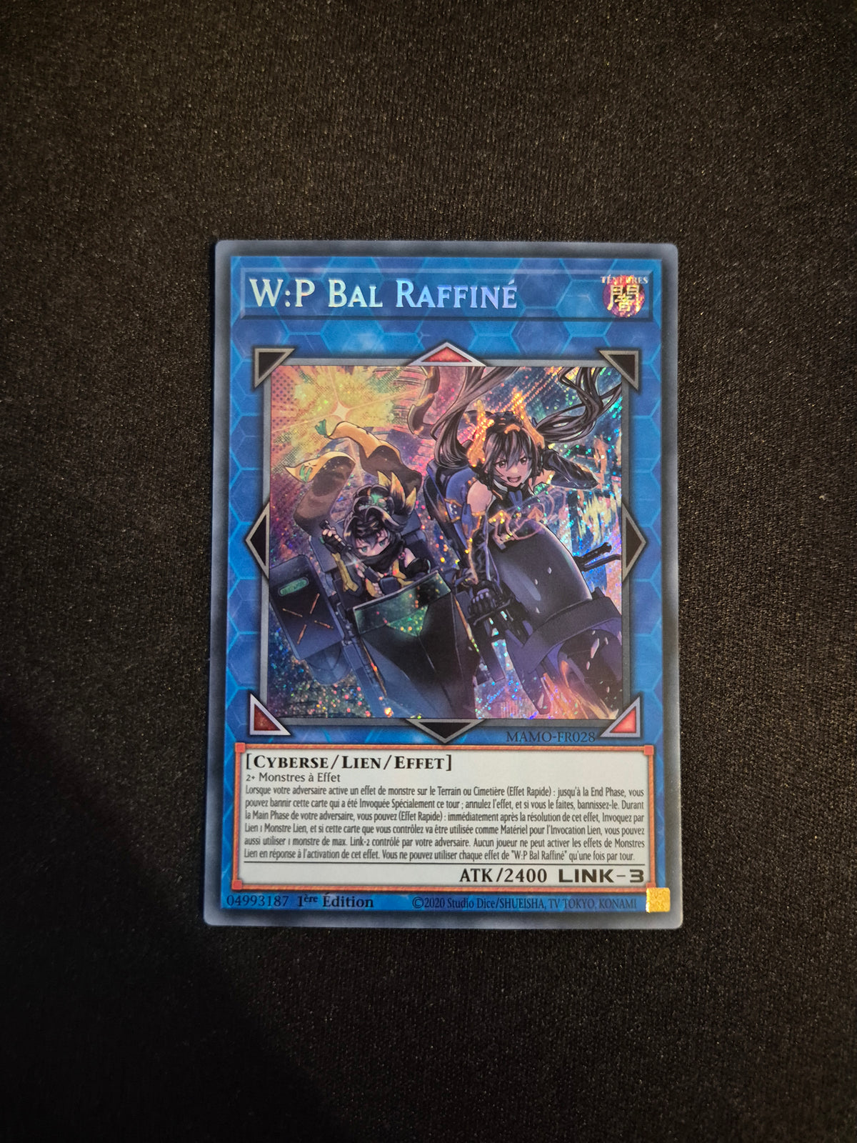Carte Yu-Gi-Oh! W:P Bal Raffiné Secret Rare MAMO-FR028