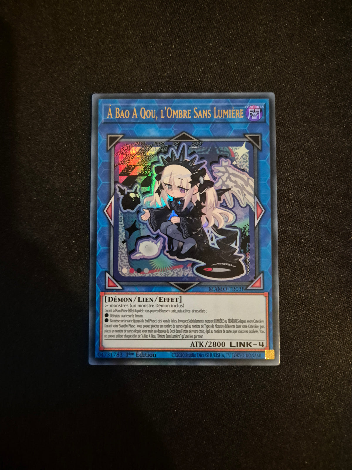 Carte Yu-Gi-Oh! A Bao A Qou l'Ombre Sans Lumière Ultra Rare MAMO-FR038