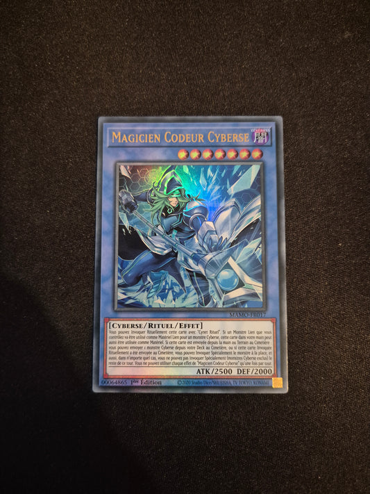 Carte Yu-Gi-Oh! Magicien Codeur Cyberse Ultra Rare MAMO-FR017