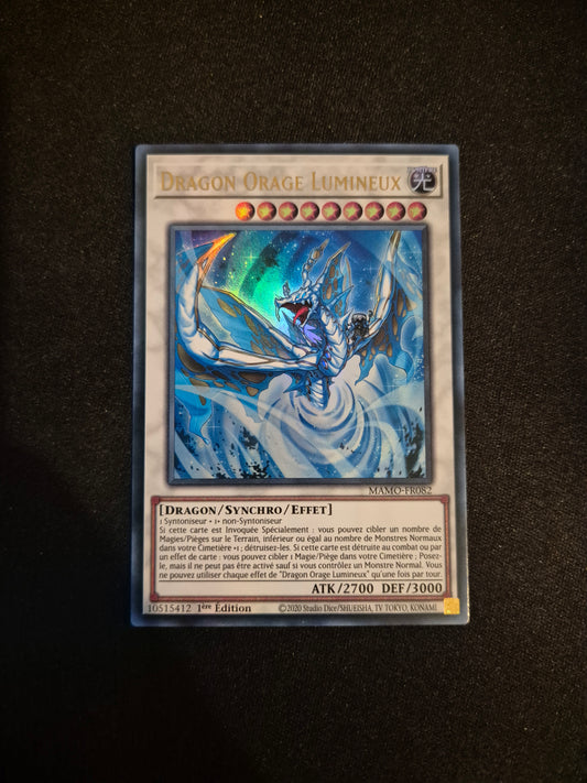 Carte Yu-Gi-Oh! Dragon Orage Lumineux Ultra Rare MAMO-FR082
